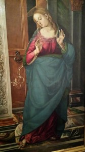 Luca Signorelli Annunciazione-particolare 